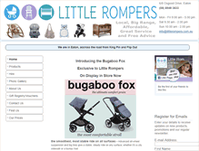 Tablet Screenshot of littlerompers.com.au